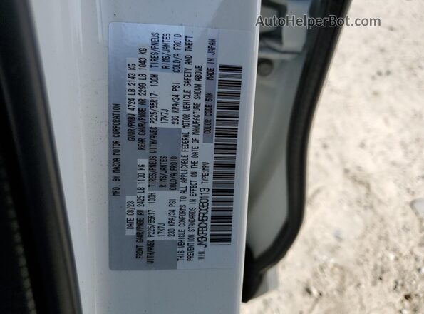 JM3KFBCM5R0360113 2024 MAZDA CX-5 White Вид наклейки з VIN-кодом