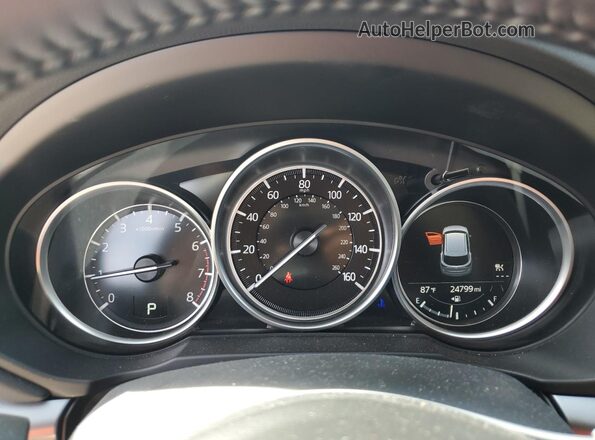 JM3KFBCM5R0360113 2024 MAZDA CX-5 White Вид щитка приладів