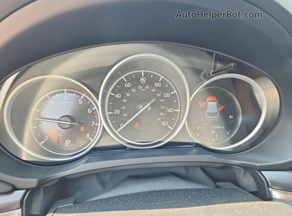 JM3KFBCM5R0392429 2024 MAZDA CX-5 Blue Вид щитка приладів