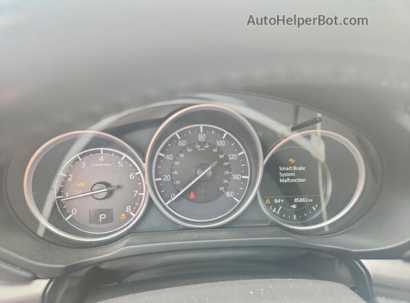 JM3KFBCM6J0471306 2018 MAZDA CX-5 Blue Սարքավորումների վահանակի տեսք