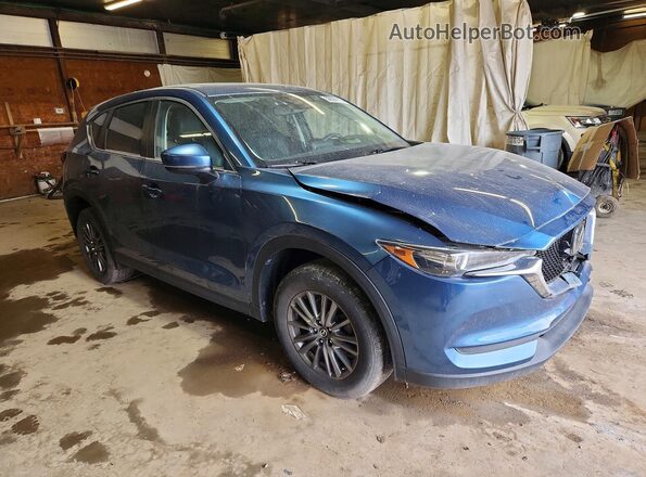 JM3KFBCM6K0601859 2019 MAZDA CX-5 Синий Передняя правая четверть