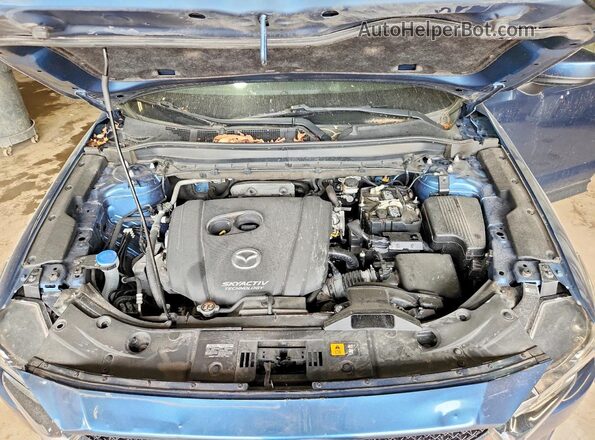 JM3KFBCM6K0601859 2019 MAZDA CX-5 Синий Вид подкапотного пространства