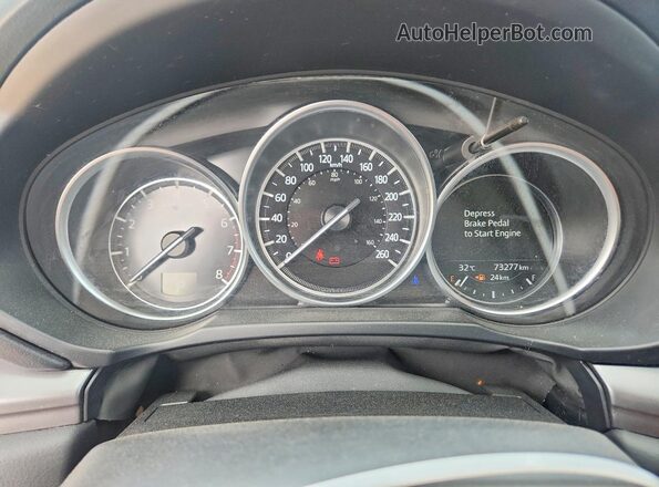 JM3KFBCM6L0745977 2020 MAZDA CX-5 Blue Vista del cuadro de instrumentos