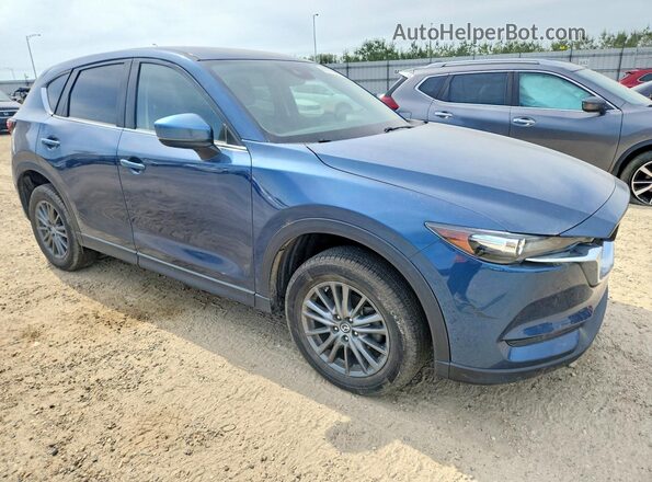 JM3KFBCM6L0745977 2020 MAZDA CX-5 Blue Delantero derecho