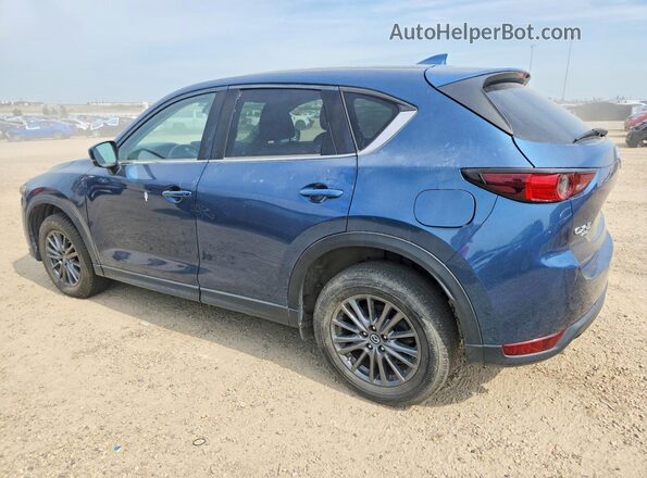 JM3KFBCM6L0745977 2020 MAZDA CX-5 Blue Trasero izquierdo
