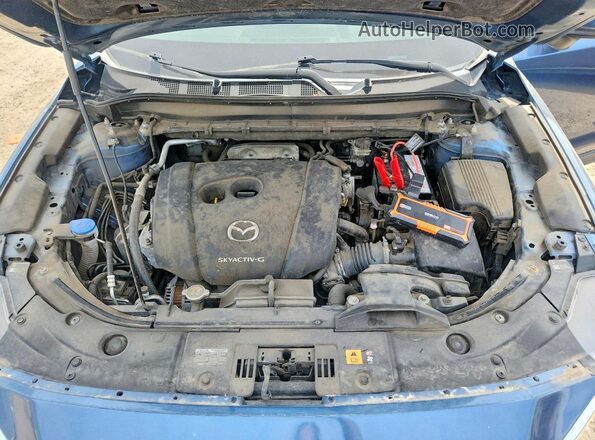 JM3KFBCM6L0745977 2020 MAZDA CX-5 Blue Vista del compartimento del motor