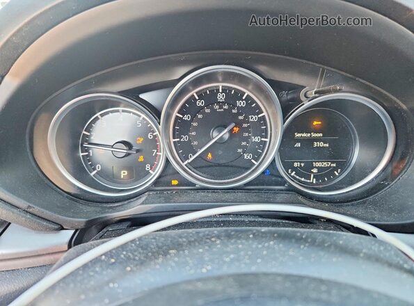 JM3KFBCM6L0827840 2020 MAZDA CX-5 Black ხელსაწყოთა პანელის ხედი