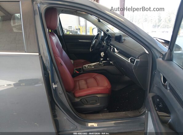 JM3KFBCM6M0373753 2021 MAZDA CX-5 Blue Widok wnętrza z przodu