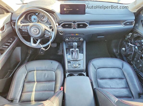 JM3KFBCM6N0528531 2022 MAZDA CX-5 Gray Widok deski rozdzielczej