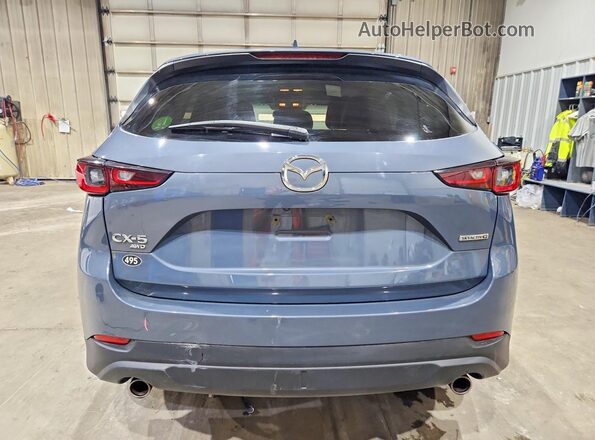 JM3KFBCM6N1585712 2022 MAZDA CX-5 Blue Widok z tyłu