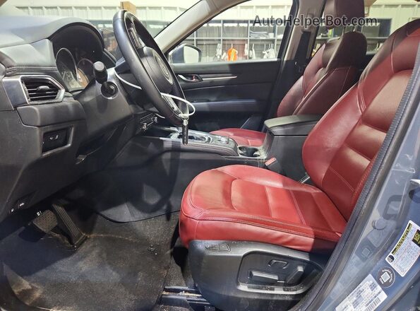 JM3KFBCM6N1585712 2022 MAZDA CX-5 Blue Widok wnętrza z przodu