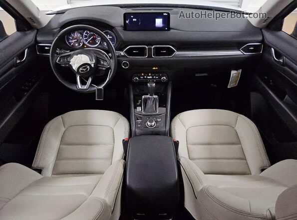 JM3KFBCM6S0712170 2025 MAZDA CX-5 White Առջևի վահանակի տեսք