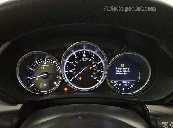 JM3KFBCM6S0712170 2025 MAZDA CX-5 White Սարքավորումների վահանակի տեսք