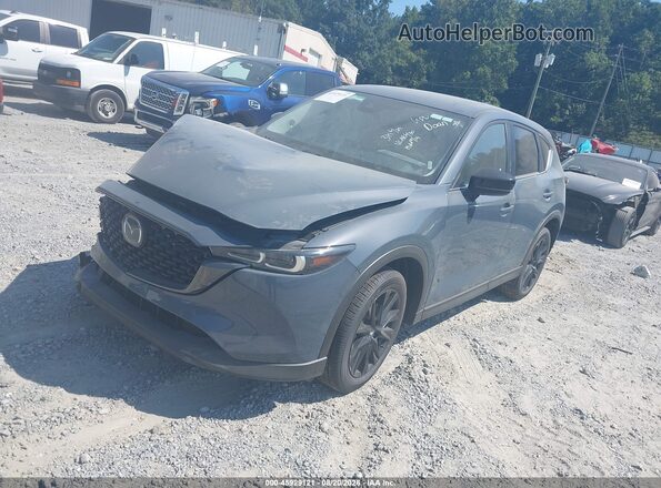 JM3KFBCM6S0801642 2025 MAZDA CX-5 Gray წინა მარცხენა ხედი სამი მეოთხედიდან