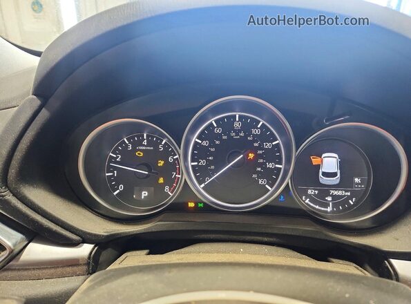 JM3KFBCM7J0318627 2018 MAZDA CX-5 Синий Вид щитка приборов