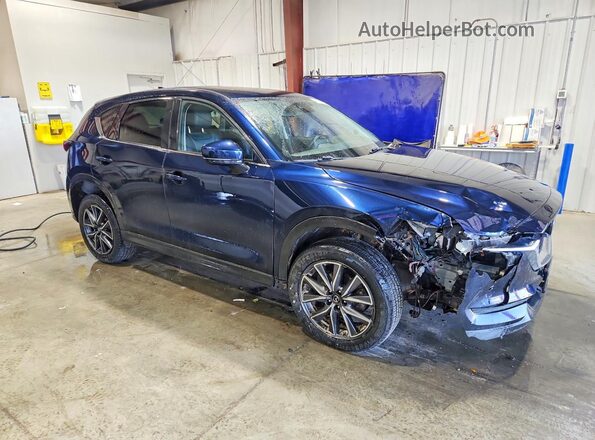 JM3KFBCM7J0318627 2018 MAZDA CX-5 Синий Передняя правая четверть