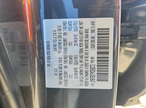 JM3KFBCM7M0389072 2021 MAZDA CX-5 Charcoal Widok naklejki z numerem VIN
