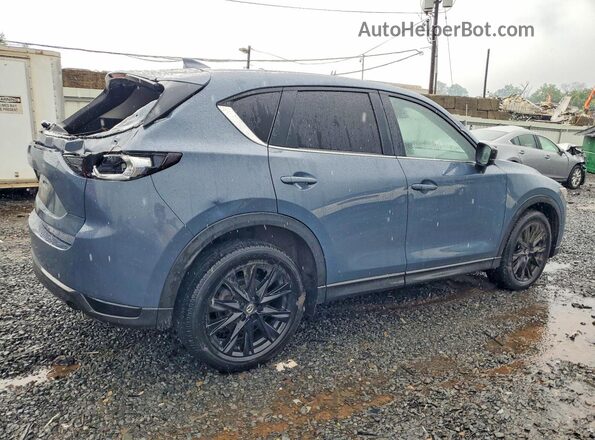JM3KFBCM7M0433247 2021 MAZDA CX-5 Blue Trasero derecho