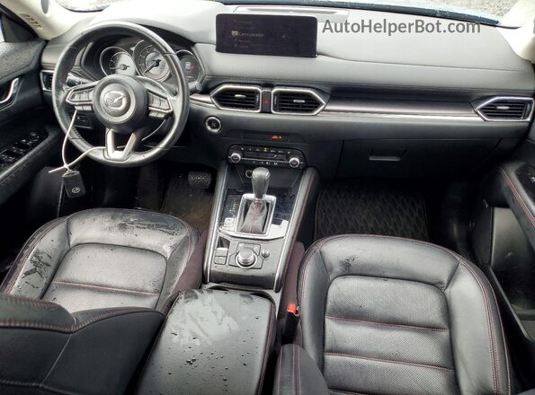 JM3KFBCM7M0433247 2021 MAZDA CX-5 Blue Vista del salpicadero