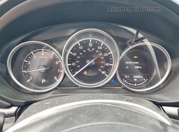JM3KFBCM7M0433247 2021 MAZDA CX-5 Blue Vista del cuadro de instrumentos