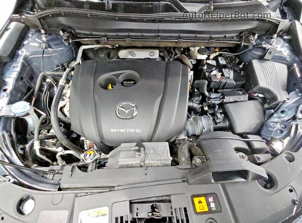 JM3KFBCM7M0450159 2021 MAZDA CX-5 Gray Engine compartment view