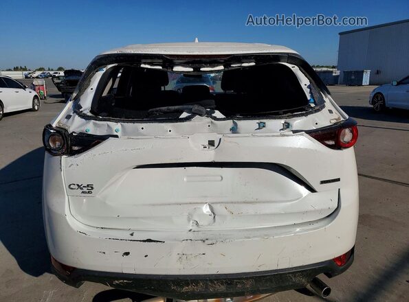 JM3KFBCM7M1304144 2021 MAZDA CX-5 White Հետևի տեսք