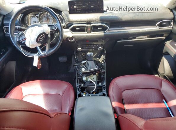 JM3KFBCM7N0529297 2022 MAZDA CX-5 Gray Widok deski rozdzielczej