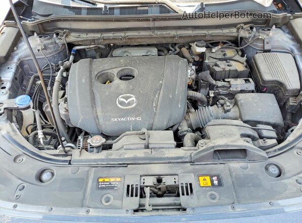 JM3KFBCM7N0552093 2022 MAZDA CX-5 Charcoal ძრავის განყოფილების ხედი