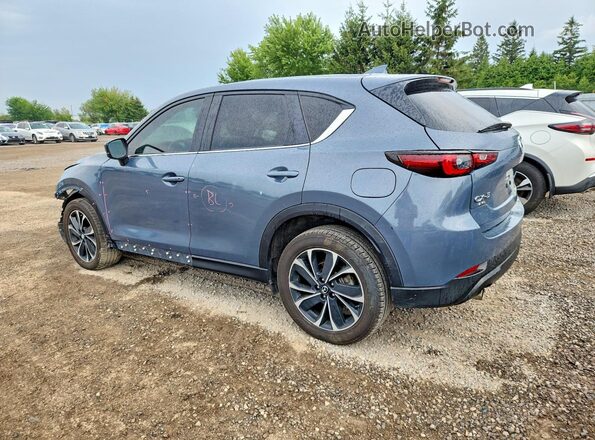 JM3KFBCM7N0641002 2022 MAZDA CX-5 Blue Tył lewy
