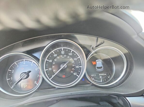 JM3KFBCM7P0130327 2023 MAZDA CX-5 White Widok zestawu wskaźników