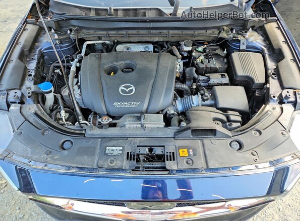JM3KFBCM8K0530602 2019 MAZDA CX-5 Blue ძრავის განყოფილების ხედი