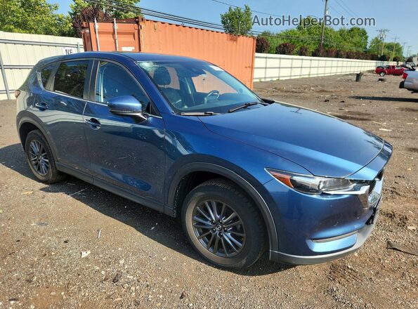 JM3KFBCM8K1682535 2019 MAZDA CX-5 Blue Delantero derecho