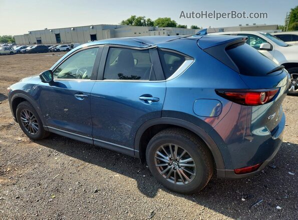 JM3KFBCM8K1682535 2019 MAZDA CX-5 Blue Trasero izquierdo
