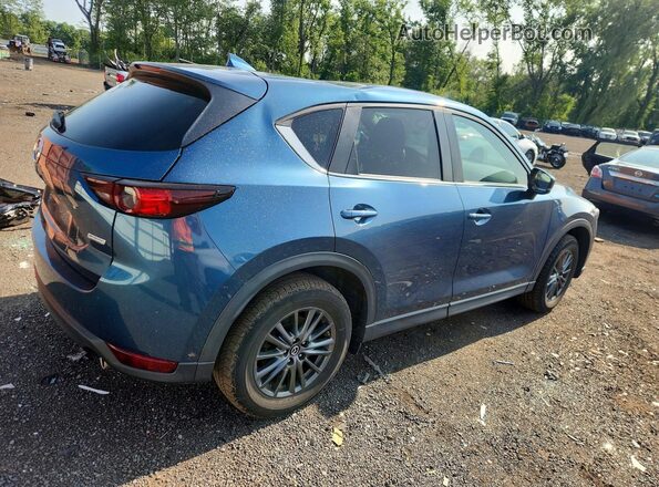 JM3KFBCM8K1682535 2019 MAZDA CX-5 Blue Trasero derecho