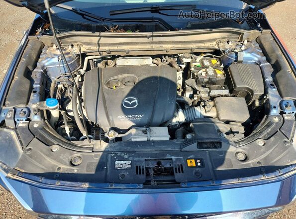 JM3KFBCM8K1682535 2019 MAZDA CX-5 Blue Vista del compartimento del motor