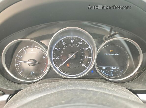 JM3KFBCM8N1593536 2022 MAZDA CX-5 Blue Вид щитка приладів