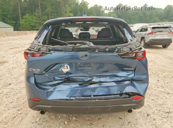 JM3KFBCM8N1593536 2022 MAZDA CX-5 Blue Вид ззаду