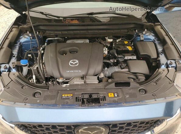 JM3KFBCM8N1593536 2022 MAZDA CX-5 Blue Вид підкапотного простору