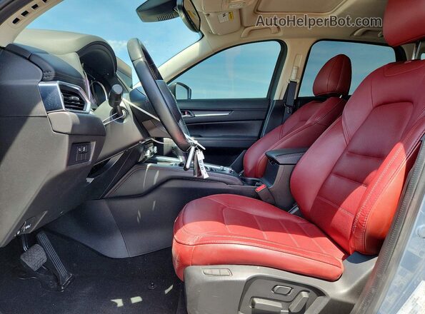 JM3KFBCM8P0139036 2023 MAZDA CX-5 Blue Widok wnętrza z przodu
