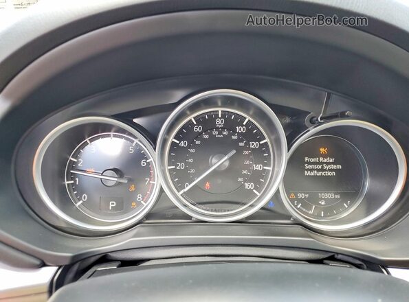 JM3KFBCM8P0264828 2023 MAZDA CX-5 Black Вид щитка приладів