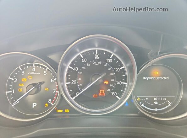 JM3KFBCM8S0688969 2025 MAZDA CX-5 Серый Вид щитка приборов