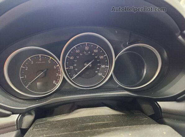 JM3KFBCM9J0459991 2018 MAZDA CX-5 Blue Instrument cluster view