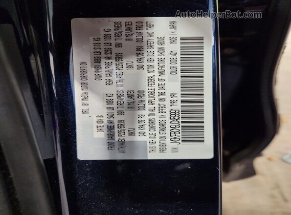 JM3KFBCM9J0459991 2018 MAZDA CX-5 Blue VIN sticker view