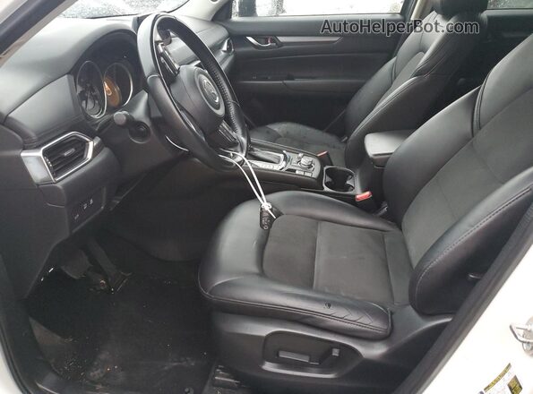JM3KFBCM9K0509628 2019 MAZDA CX-5 White Widok wnętrza z przodu