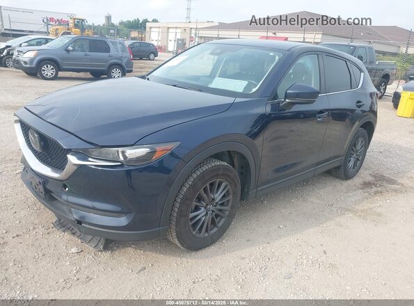JM3KFBCM9K0632247 2019 MAZDA CX-5 Blue Vista tres cuartos delantera izquierda