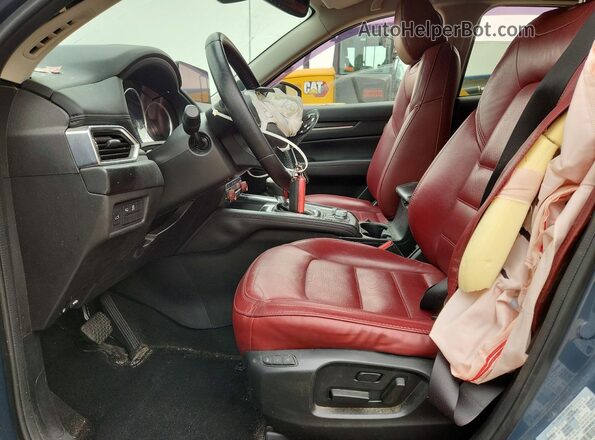 JM3KFBCM9M0395021 2021 MAZDA CX-5 Gray Widok wnętrza z przodu