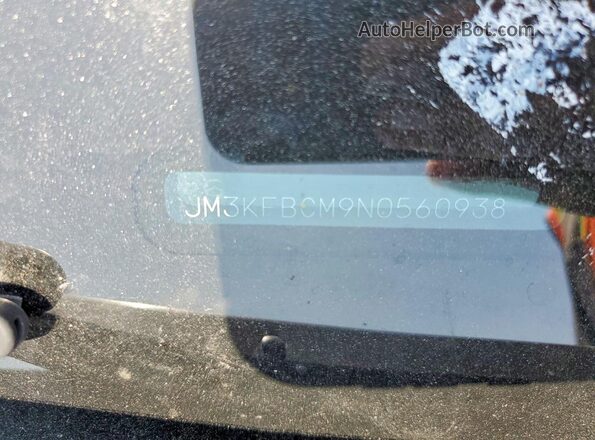 JM3KFBCM9N0560938 2022 MAZDA CX-5 Blue VIN კოდის სტიკერის ხედი