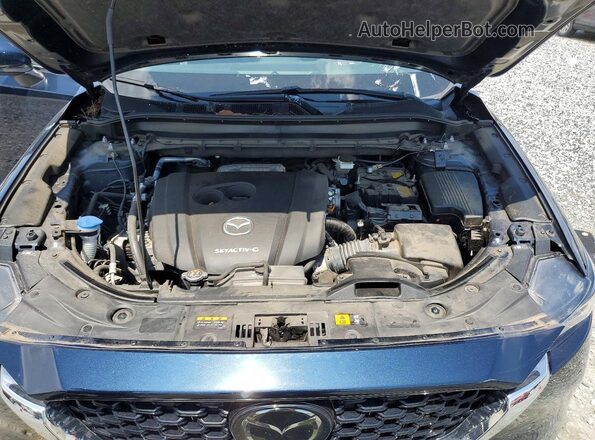 JM3KFBCM9N0560938 2022 MAZDA CX-5 Blue ძრავის განყოფილების ხედი