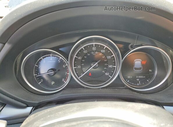 JM3KFBCM9N0560938 2022 MAZDA CX-5 Blue ხელსაწყოთა პანელის ხედი