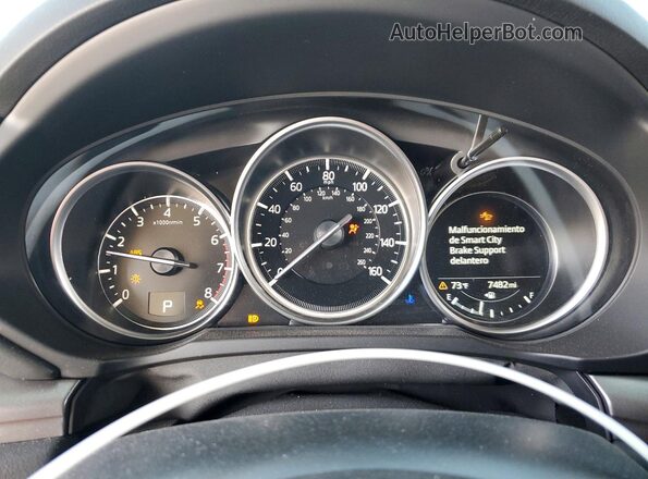JM3KFBCM9S0698152 2025 MAZDA CX-5 White Instrument cluster view
